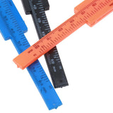 Maxbell 80mm Mini Plastic Sliding Vernier Caliper Gauge Measure Tool Ruler