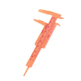 Maxbell 80mm Mini Plastic Sliding Vernier Caliper Gauge Measure Tool Ruler