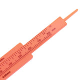 Maxbell 80mm Mini Plastic Sliding Vernier Caliper Gauge Measure Tool Ruler