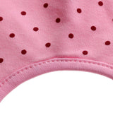 Maxbell Infant Baby Kids Bibs Round Flower Head Scarf Bandana Saliva Towel Pink