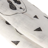 Maxbell Cotton Muslin Receiving Blanket Swaddle Bedding Cover for Baby Panda Pattern