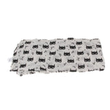 Maxbell Cotton Muslin Receiving Blanket Swaddle Bedding Cover for Baby Black Pattern