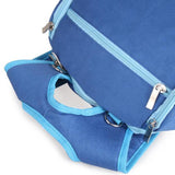 Maxbell Multifunctional Travel Diaper Backpack Bag Waterproof Mummy Bag Blue Striped