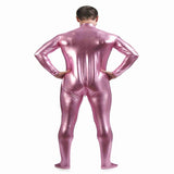 Shiny Spandex Full Body Suit Second Skin Bodysuit Zentai Unitard Pink S