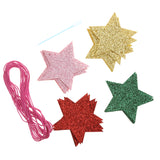 Maxbell EVA Bling Birthday Party Décor Hanging Banner Multi-Color Stars