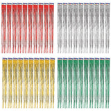Maxbell 10pcs Green 1 Meter Metallic Foil Curtains for Wedding Party