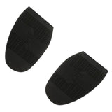 Maxbell Pair Rubber Half Shoe Soles Anti Slip DIY Shoe Repair Black Thickness 2mm