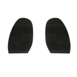 Maxbell Pair Rubber Half Shoe Soles Anti Slip DIY Shoe Repair Black Thickness 2mm