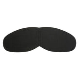 Maxbell Pair Rubber Half Shoe Soles Anti Slip DIY Shoe Repair Black Thickness 2mm
