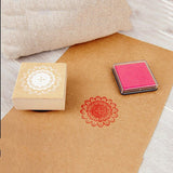 Maxbell DIY Commemorate Sign Stamper Wooden Inkpad Seal Butterfly Kids Gift