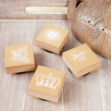 Maxbell DIY Commemorate Sign Stamper Wooden Inkpad Seal Butterfly Kids Gift
