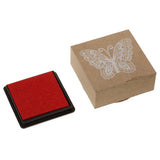 Maxbell DIY Commemorate Sign Stamper Wooden Inkpad Seal Butterfly Kids Gift