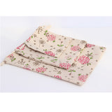 Maxbell 3Pcs Sets Plants Printed Drawstring Sack Dress Underwear Shoes Laundry Storage Bags Tote