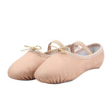 Pig Leather Soft Girls Women's Ballet Slippers Shoes Pink 39