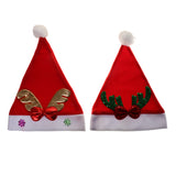 Maxbell 4pcs Christmas Hats Child Kid Santa Xmas Party DressUp Holiday Accessories