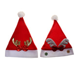 Maxbell 4pcs Christmas Hats Child Kid Santa Xmas Party DressUp Holiday Accessories