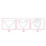 Maxbell Baby Bibs Saliva Towel Toddler Bandana Triangle Head Scarf Cute Elephant