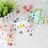 Maxbell Baby Bibs Saliva Towel Toddler Bandana Triangle Head Scarf Cartoon Airplane