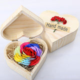 Maxbell Personalized Wood Crafts DIY Jewelry Dried Flower Wedding Gift Box Kid Toys