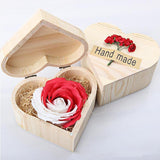 Maxbell Personalized Wood Crafts DIY Jewelry Dried Flower Wedding Gift Box Kid Toys