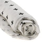 Maxbell 1Pcs Muslin Cotton Blanket Newborn Baby Blanket Swaddle Bath Towel Cross