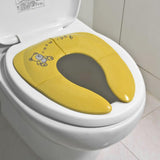 Maxbell Folding Travel Potty Seat For Baby Portable Training Toilet Toddler Yellow