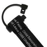 Maxbell Baby Safety Belts for Shopping Cart Stroller Wraps Strap Black