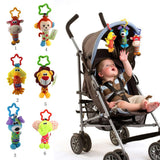 Maxbell Baby Hanging Toys Animal Puppet Rattles Baby Car Stroller Toys