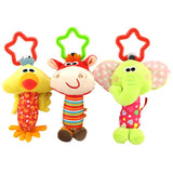 Maxbell Baby Hanging Toys Animal Puppet Rattles Baby Car Stroller Toys