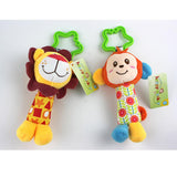 Maxbell Cute Tinkle Baby Hanging Rattles Puppet Handbells Stroller Toys Monkey