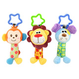 Maxbell Cute Tinkle Baby Hanging Rattles Puppet Handbells Stroller Toys Monkey