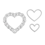 Maxbell Love Heart Cutting Dies Stencil DIY Album Paper Card Crafts Scrapbooking Decoration Art