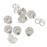 Maxbell 10x Sterling Silver 925 EARRING BACKS EAR NUTS Earning Accesseries 3mm