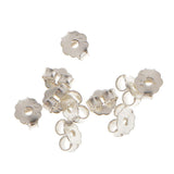 Maxbell 10x Sterling Silver 925 EARRING BACKS EAR NUTS Earning Accesseries 3mm