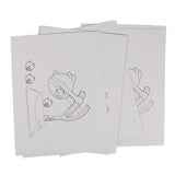 Maxbell 10pcs Kids Stationery Sketch Scratch Paper Note Drawing Educational Gift