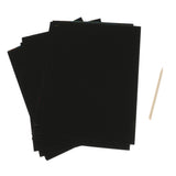 Maxbell 10pcs Kids Stationery Sketch Scratch Paper Note Drawing Educational Gift