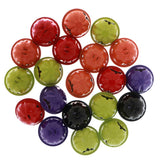 Maxbell 20x Colorful Jingle Christmas Halloween Pumpkin Bell Bead Charm Make Jewelry