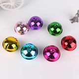 Maxbell 20pcs 40MM Colored Small  Metal Jingle Bell for Festival Jewelry Pendants