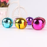 Maxbell 20pcs 40MM Colored Small  Metal Jingle Bell for Festival Jewelry Pendants