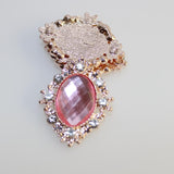 Maxbell 30 Pieces Mix Color Shape Flatback Rhinestone Embellishment Crystal Buttons