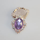Maxbell 30 Pieces Mix Color Shape Flatback Rhinestone Embellishment Crystal Buttons
