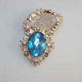 Maxbell 30 Pieces Mix Color Shape Flatback Rhinestone Embellishment Crystal Buttons
