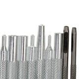 Maxbell 11pcs Hollow Punch Fastener Set Leather Craft DIY Gasket Belts Bags Hole Making