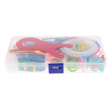 Maxbell 73pcs Metal Hook knitting Craft Case crochet set in Case Yarn Hook Sewing