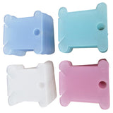 Maxbell Plastic Thread Bobbins Holder for Cross Stitch Embroidery Winding Board Pack of 100