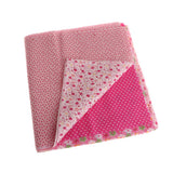 Maxbell Cotton Fabric Textile Floral Cloth for Sewing Craft 50x50cm Pink Series