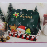 Maxbell Handmake Tissue Cover Box Napkin Holder Storage Non-Woven for Xmas Gift