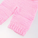 Maxbell Pink Color Manual Crochet knitting lovely Baby Photo Props Fairy Hats Pants Sets