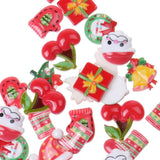 Maxbell Pack of 50 Christmas Resin Cabochon Flatback Beads Button Scrapbooking Embelishment