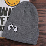 Kids Children Winter Spring Soft Comfortable Warm Knitted Beanie Hat Skullcap Grey